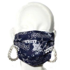 Dallas Cowboys Handmade Cotton Face Mask, Re/Wash.
